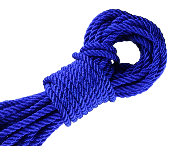 Blue Nylon Bondage Shibari Rope